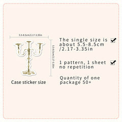 50 Cartoon Retro Waterproof Stickers for Notebooks Laptops Phones