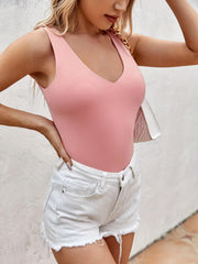 V Neck Sleeveless Tank Top for Women