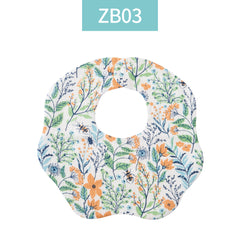 6-Layer Cotton Muslin Petal Bib for Babies