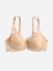 Lace Push Up Bra Comfy & Breathable Bow Tie Women's Lingerie
