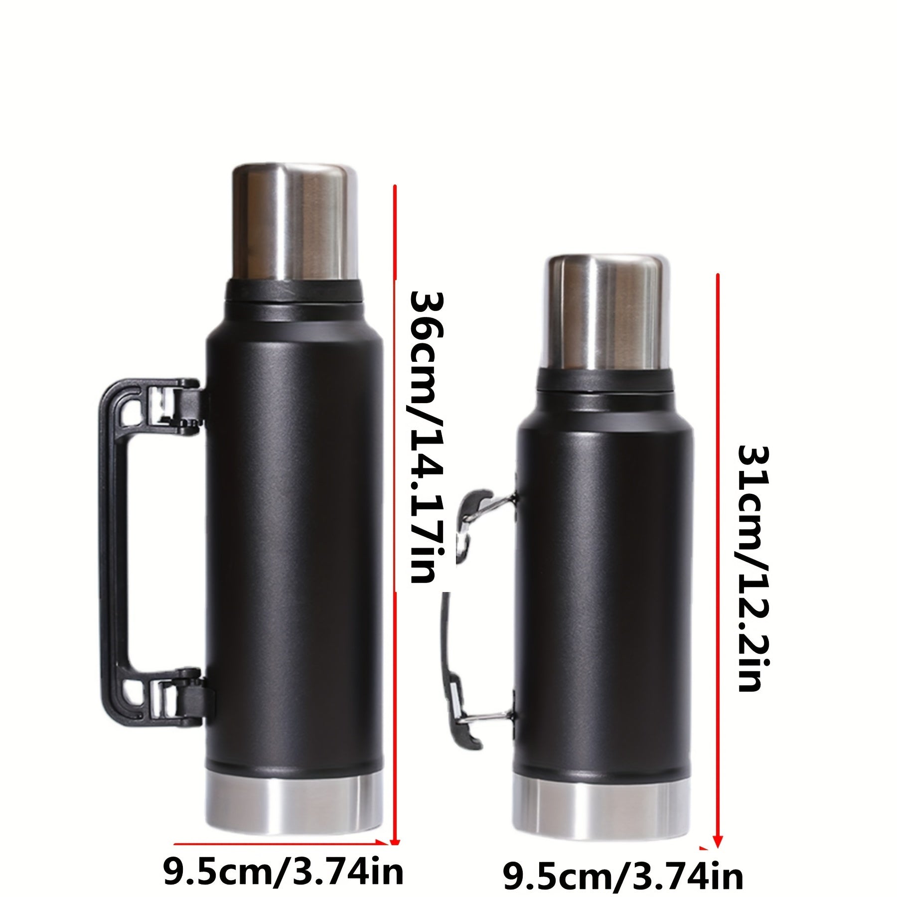 Large Capacity Stainless Steel Insulation Cup Vacuum Travel Water Kettle