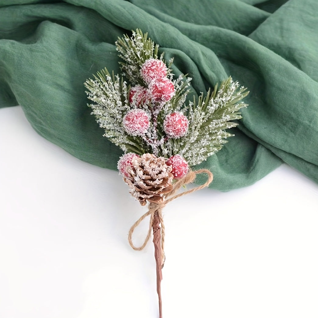 Natural Pine Cones Christmas Accessories Pack