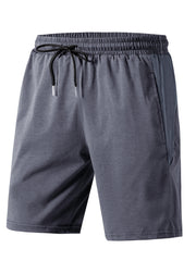 Men's Quick Dry Stretch Waist Shorts with Pockets for Gym Summer Training