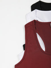 3 Pcs Sexy Plus Size Tank Top Set