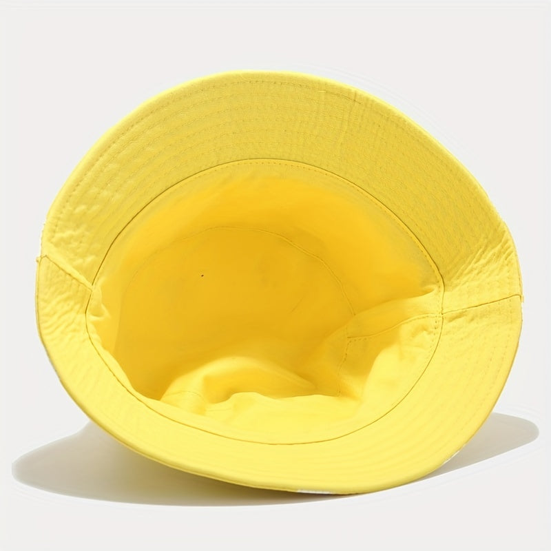 Flower Bucket Hat Double Sided Cap Tactical Hat Washed Hat