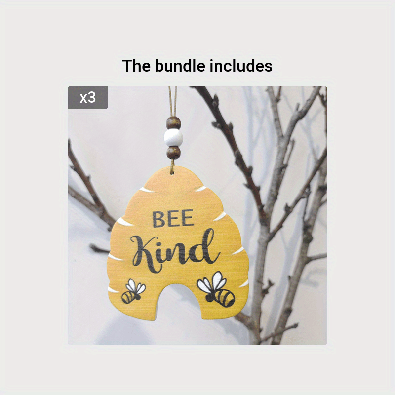 Wooden Honeycomb Decoration Pendant for Family and Friends