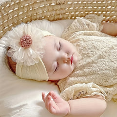 Baby Girls Mesh Flowers Headband Hair Accessories