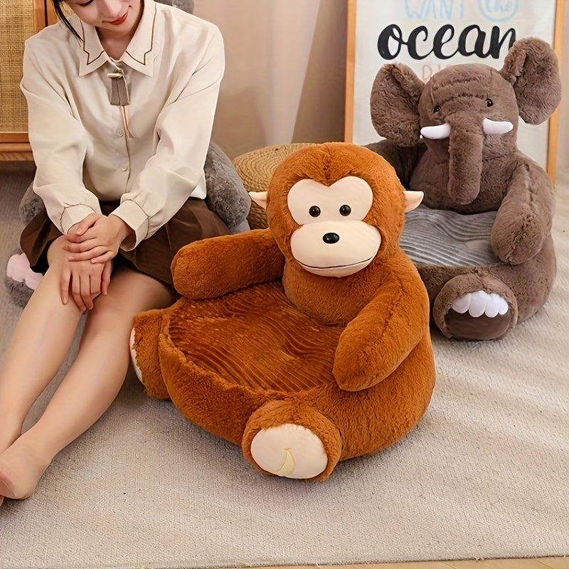 Animal Sofa Cartoon Shaped Comfortable Fabric Four Styles Rabbit Bear Pig Monkey