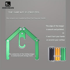 Aluminum Alloy Folding Hanger Non Slip Portable for Camping & Hiking