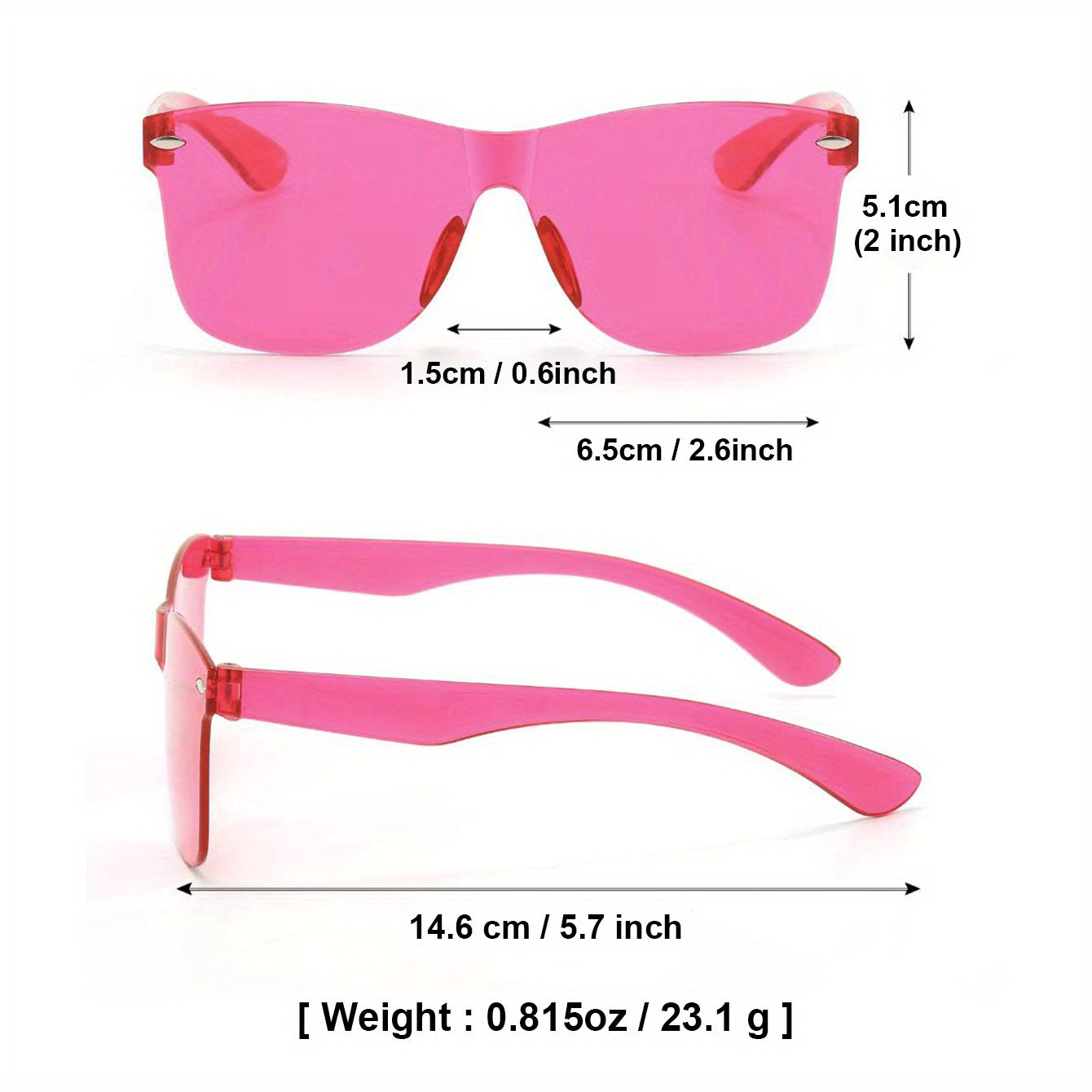 5 Pairs Rivet Sunglasses Men's Sheet Personality