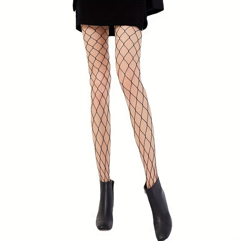 Fishnet Tights High Waist Mesh Pantyhose Stockings