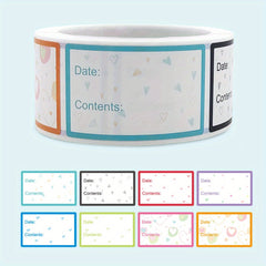 200pcs Safe Date Food Catalog Kitchen Stickers