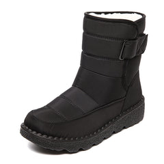 Women's Waterproof Snow Boots Round Toe Warm Non Slip Shoes
