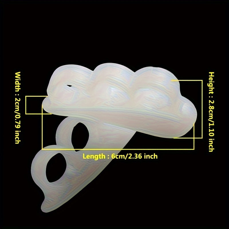 Silicone Toe Separator for Valgus Toe Correction - Anti Wear & Breathable