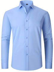 Men's Classic Button Up Shirt for Business Occasion