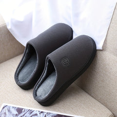 Memory Foam Cozy Slip On Couple Slippers