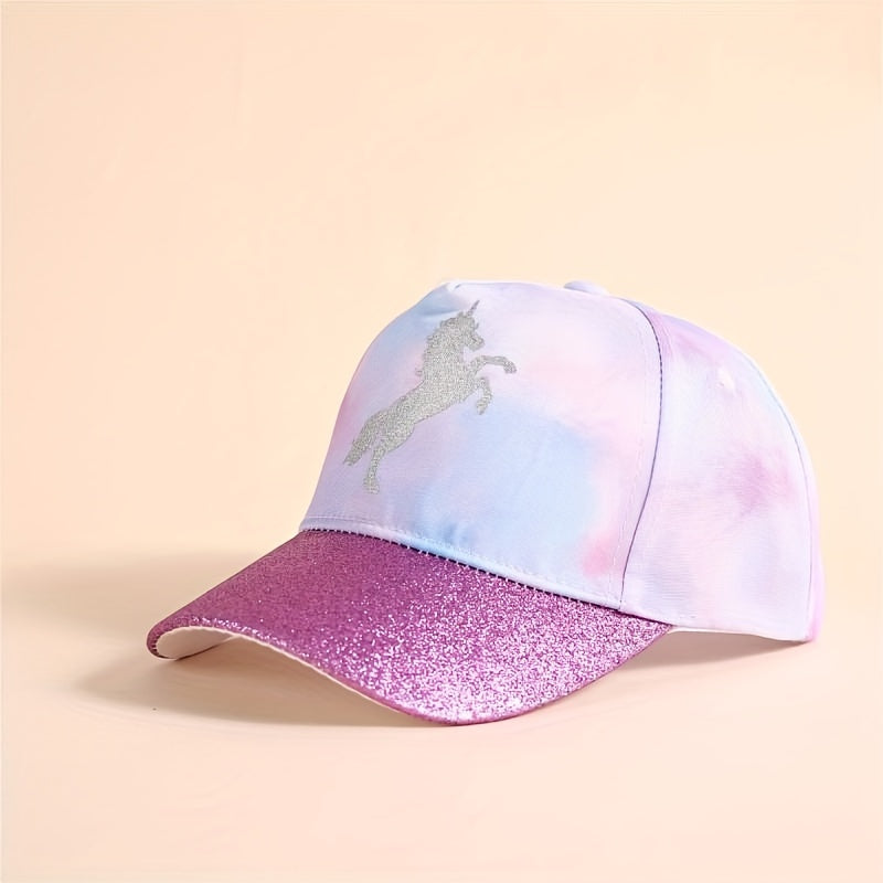 Unicorn Baseball Cap Sunshade Hat for Kids