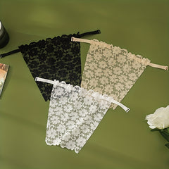 Floral Lace Chest Cover Anti Leakage Shield Pads