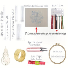 DIY Embroidery Set Christmas Pattern Gift Embroidery