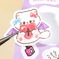 Cat Graffiti Die Cut Tape - Variety Rice Design