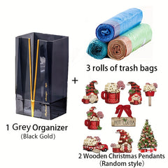 Paper Towels Storage Box Garbage Bags Organizer