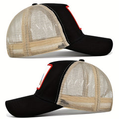 Embroidery Baseball Cap Patch Peaked Cap Mesh Hat