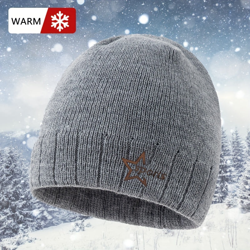 Winter Ear Protection Hat For Women Men Warm Beanie Hats Knit Cap