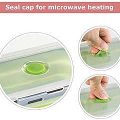 4pcs Collapsible Silicone Food Storage Containers Set of 4