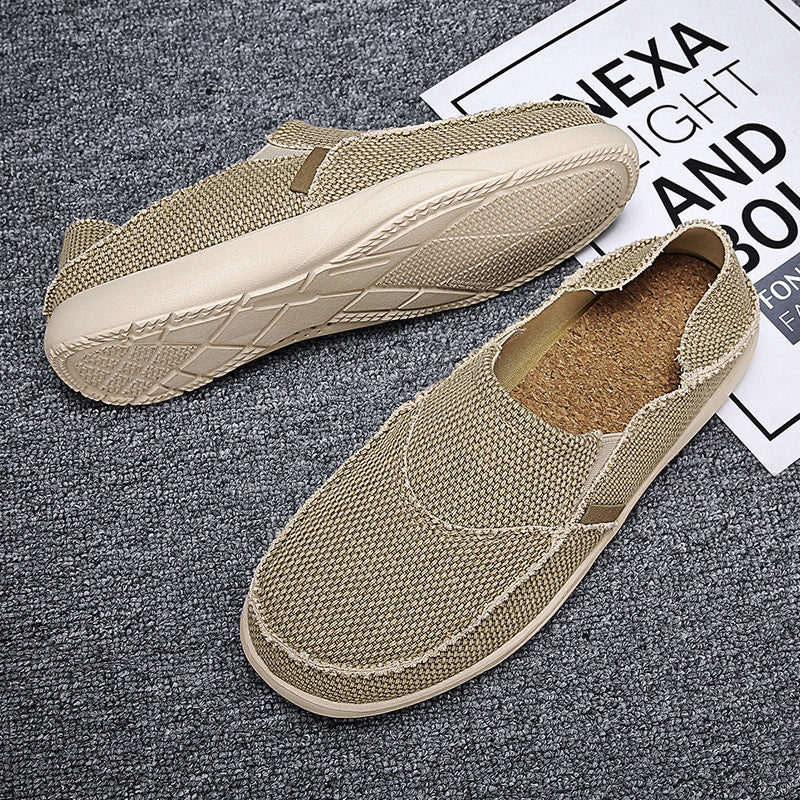 Men's TPU Sole Canvas Shoes for Winter