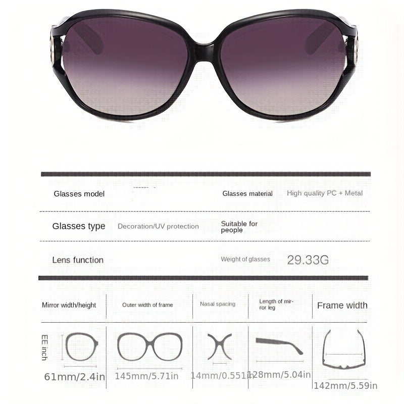 Vintage Square Frame Polarized Sunglasses UV Protection