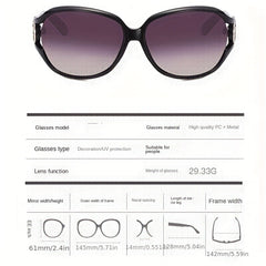 Vintage Square Frame Polarized Sunglasses UV Protection