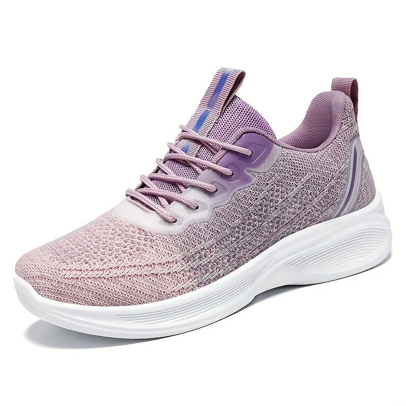 Women's Knitted Sports Shoes Low Top Running Sneakers
