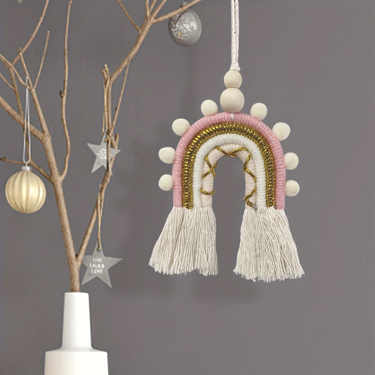 Nordic Style Rainbow Home Weaving Wall Decoration
