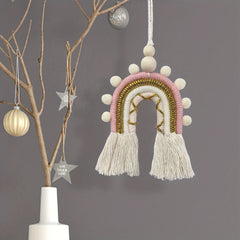 Nordic Style Rainbow Home Weaving Wall Decoration