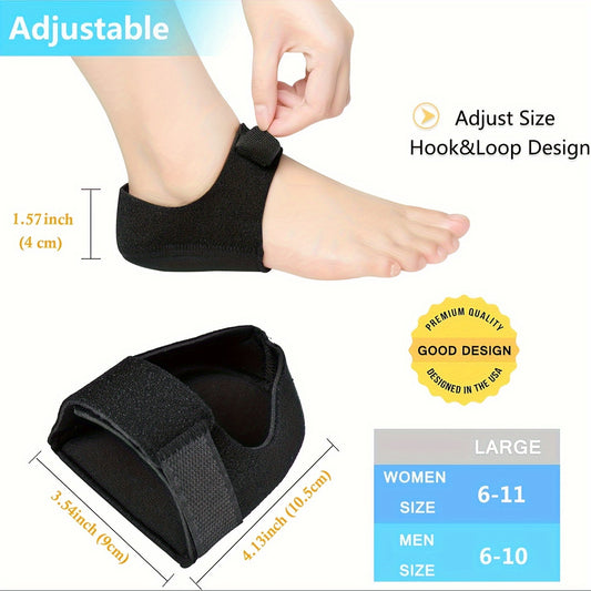Breathable Heel Pads with Gel for Blisters & Cracking