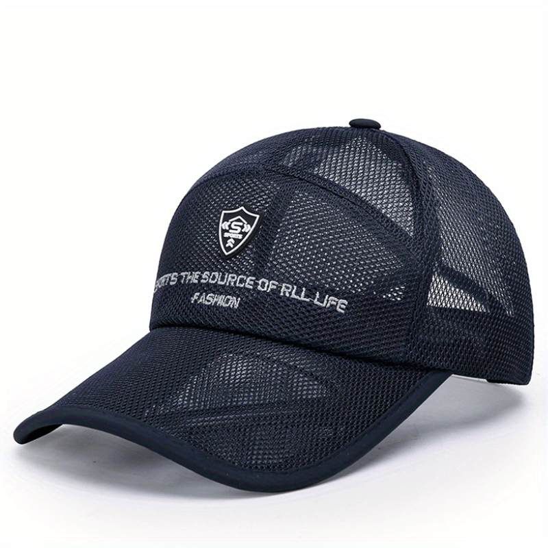 Mesh Breathable Sunscreen Baseball Cap for Outdoor Fishing