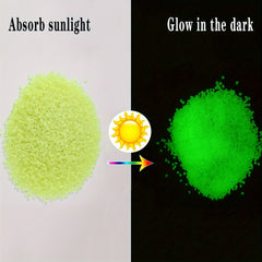 1000pcs Luminous Stones Glow Dark Rocks Halloween Decor Micro Landscape