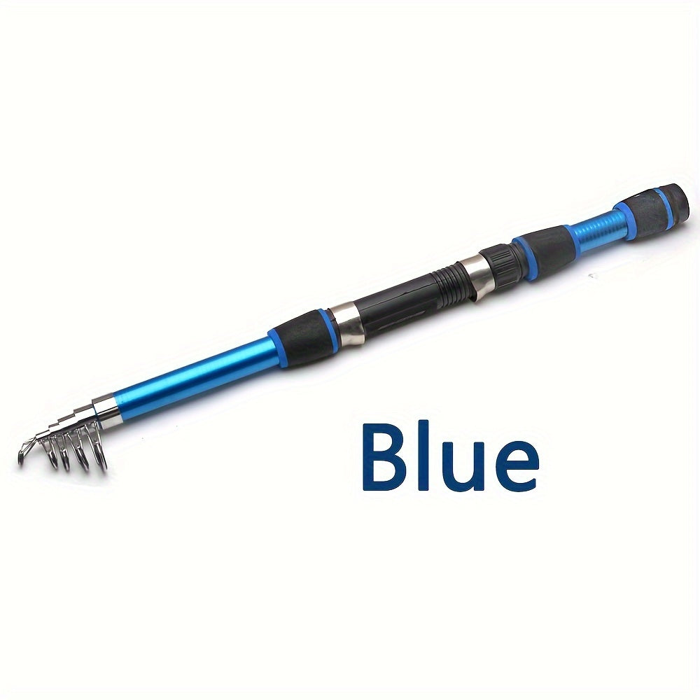 Telescopic Fishing Rod - Lightweight Glass Fiber Rod for Fishing Anywhere