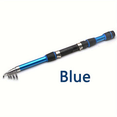 Telescopic Fishing Rod - Lightweight Glass Fiber Rod for Fishing Anywhere