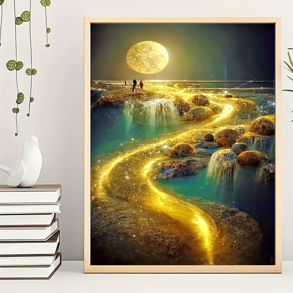 Landscape Rhinestone Painting Kit - 5D DIY Full Round Art Set
