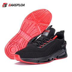 Baasploa Men's Running Shoes Breathable Trainers Sneakers