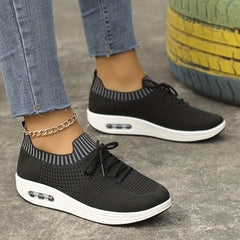 Breathable Casual Shoes With Air Cushion Bottom Lightweight Fitness Running Shoe