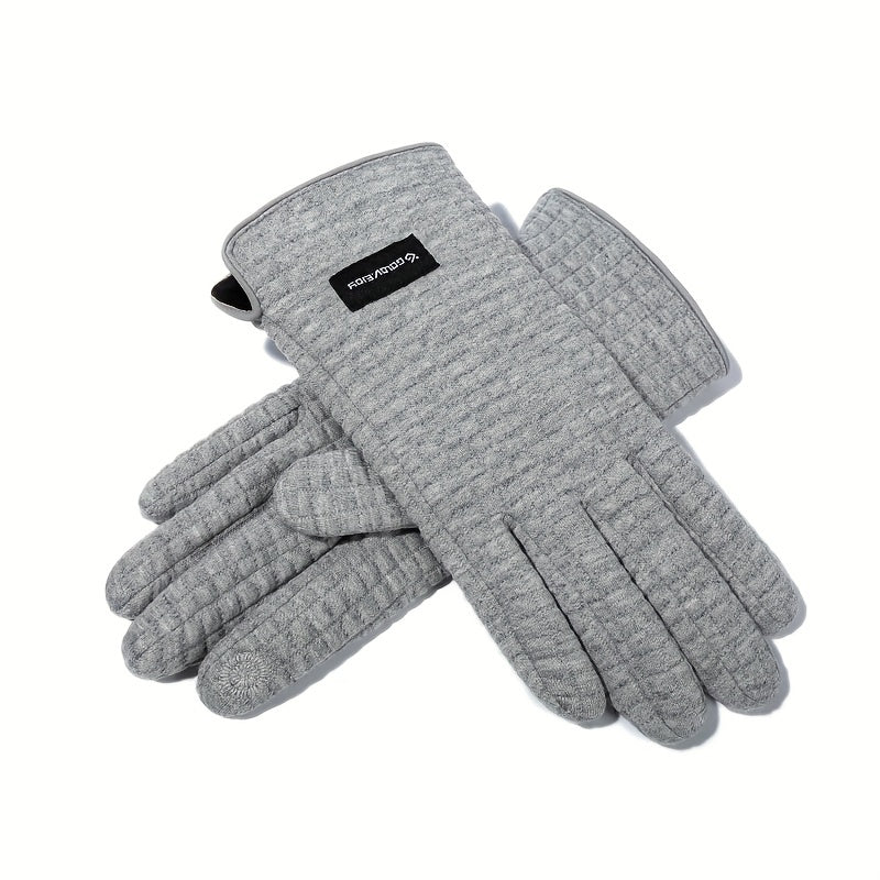Winter Velvet Warm Gloves Touch Screen Windproof