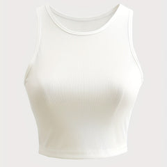 Y2K Sleeveless Crop Tank Top for Summer