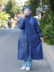 Hooded Raincoat for Women Camping Hiking Mountaineering