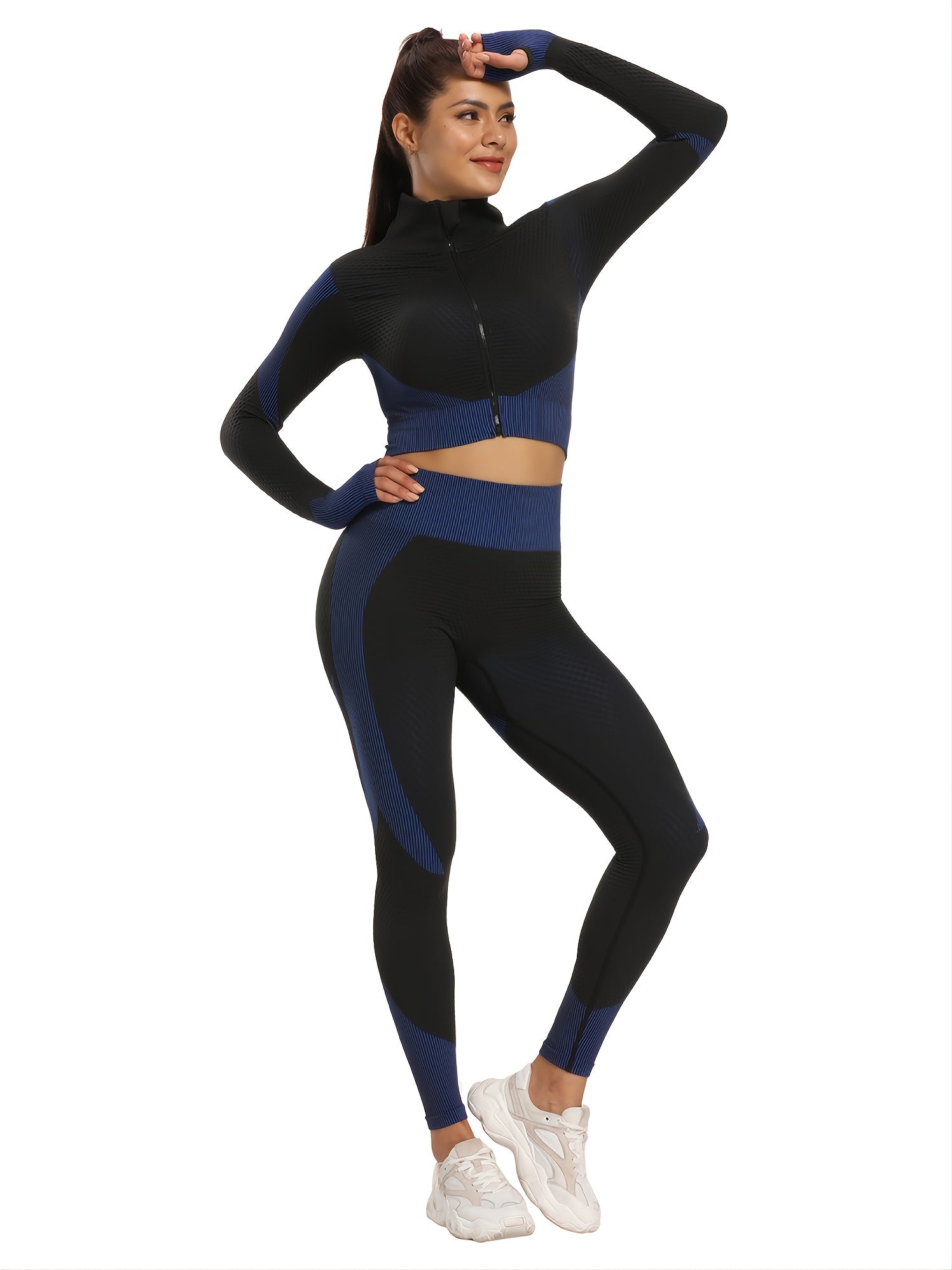 High Elastic Knitted High Waist Yoga Leggings