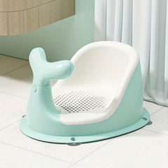 Portable Anti Slip Baby Bath Seat with Backrest & Suction Cups