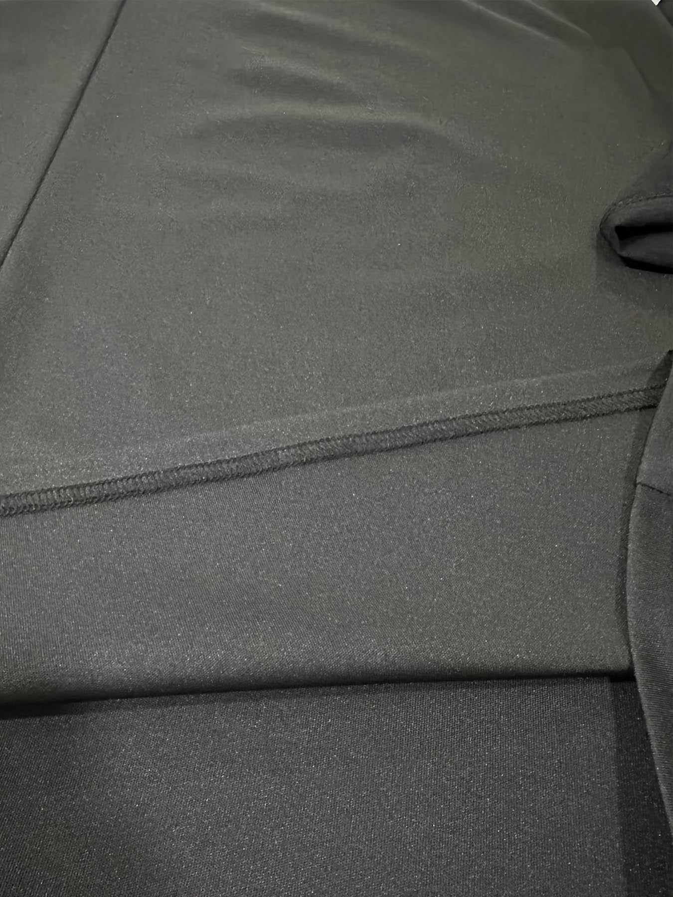 Solid Half Zipper Long Sleeve Maxi Dress