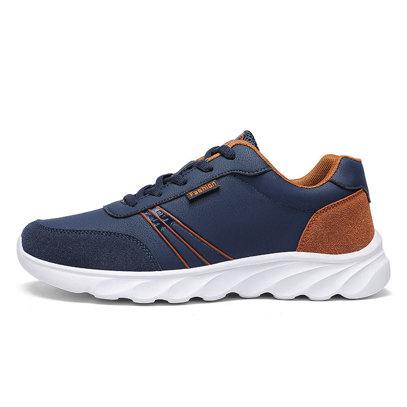 Men's Casual Low Top Sneakers Anti Slip Lace Up Shoes