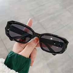 Square Frame Sunglasses Gradient Lens UV400